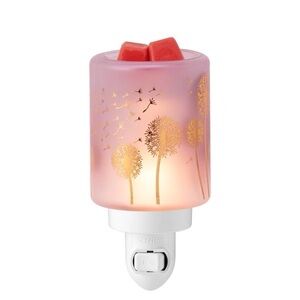 Scentsy Pink and Gold Dandelion Wax Warmer
